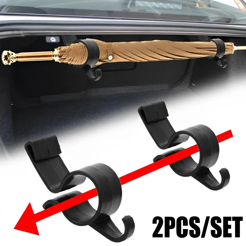 Car Umbrella Holder and Trunk Hook – Universal Storage Organizer