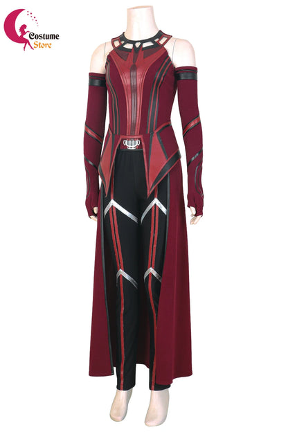 Wanda Maximoff Cosplay Scarlet Cosplay Witch Costume Outfits Halloween Carnival Suit Mask Custom Made Halloween Costume