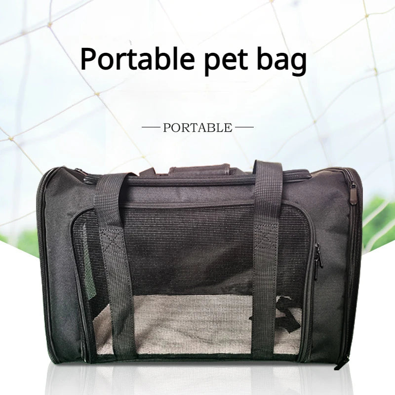 Foldable Pet Carrier Bag for Cats and Dogs