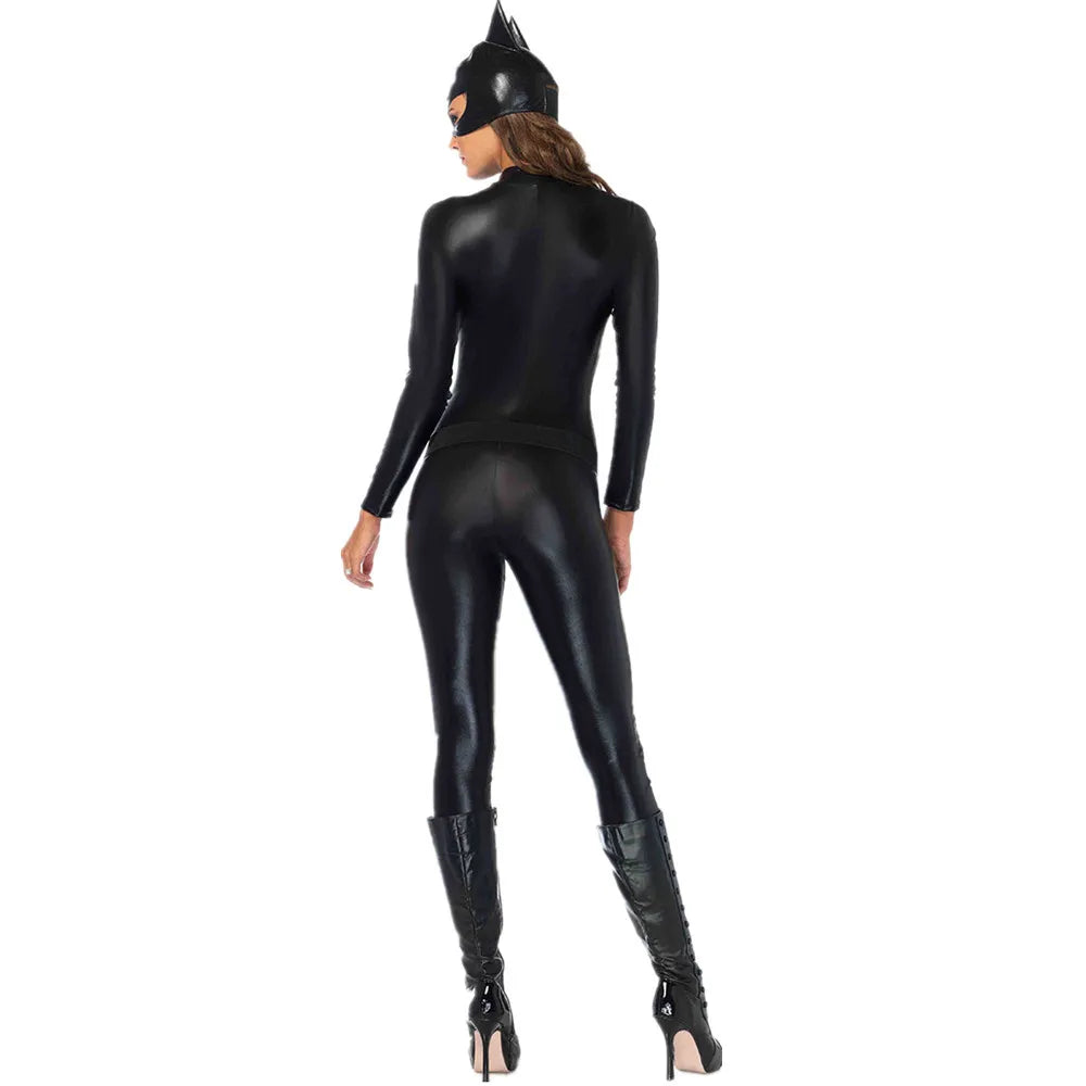 Halloween Cat Woman Coaplay Uniform Nightclub Bar DS Pole Dancing Performance Costume