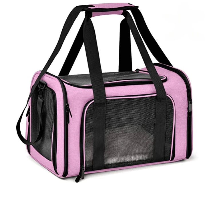 Foldable Pet Carrier Bag for Cats and Dogs