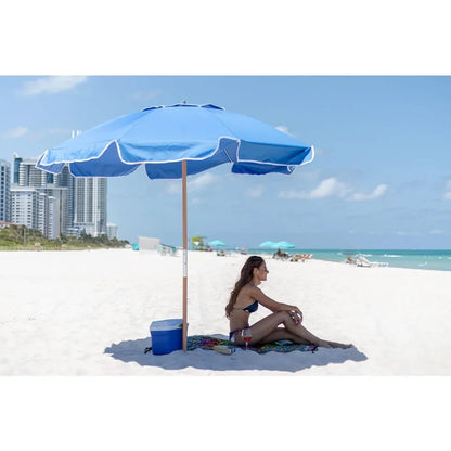 AMMSUN High Wind Beach Umbrella 7.5ft