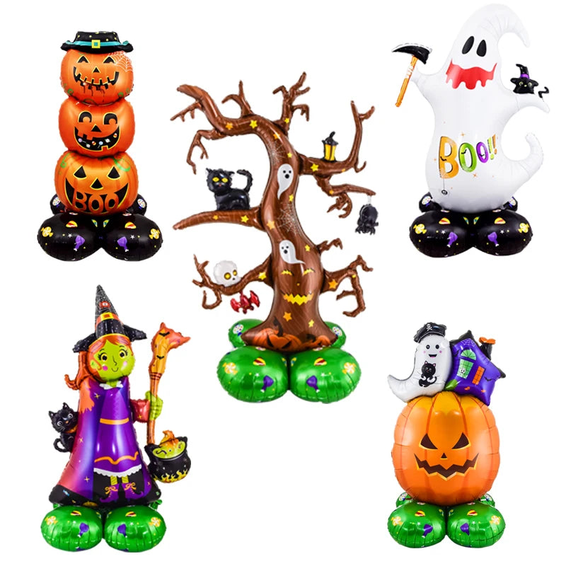 Giant Stand Pedestal Halloween Foil Balloons