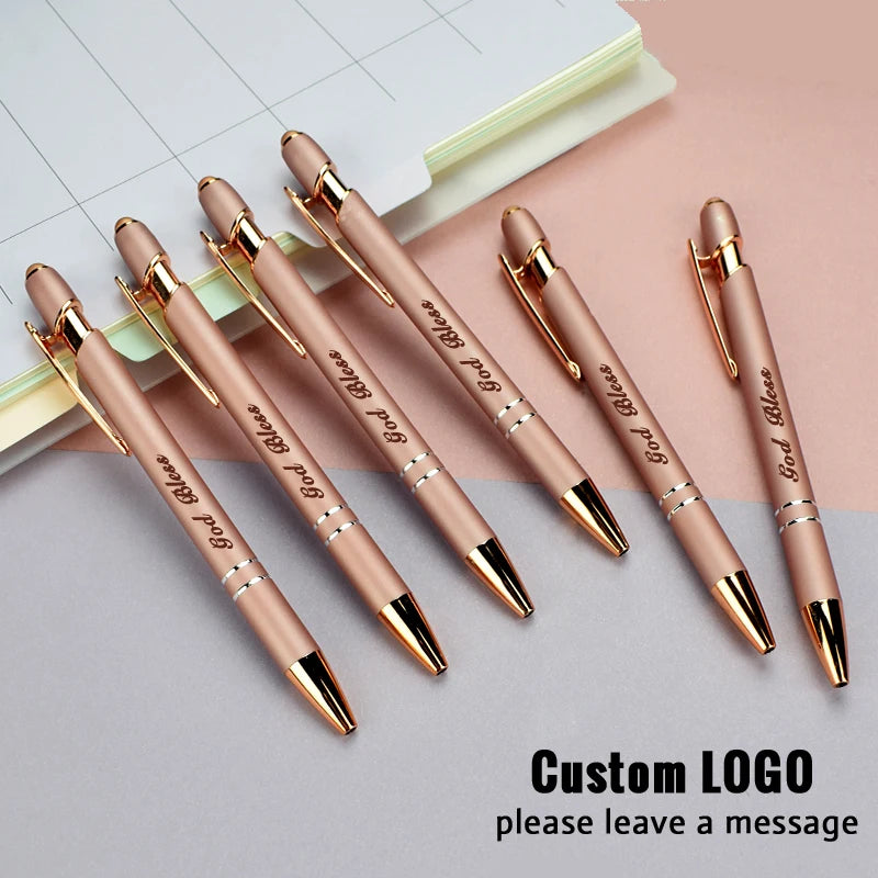 Personalized Rose Gold Ballpoint Pen