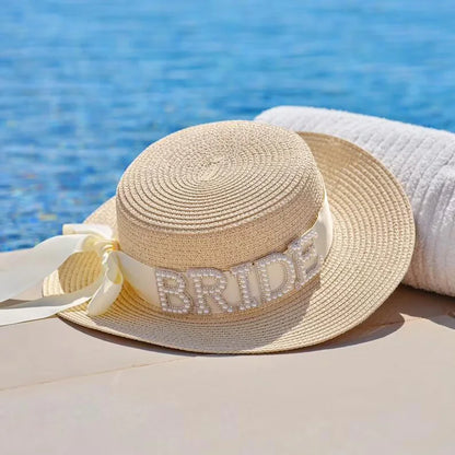 Pearl Bride sun Hat summer beach pool