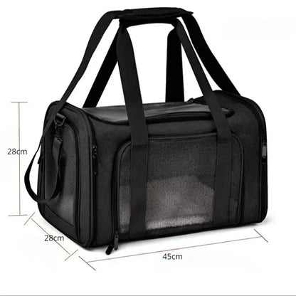 Foldable Pet Carrier Bag for Cats and Dogs